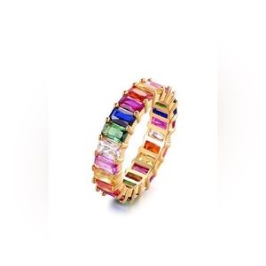 Multicolor Stone Ring (Rainbow Ring)